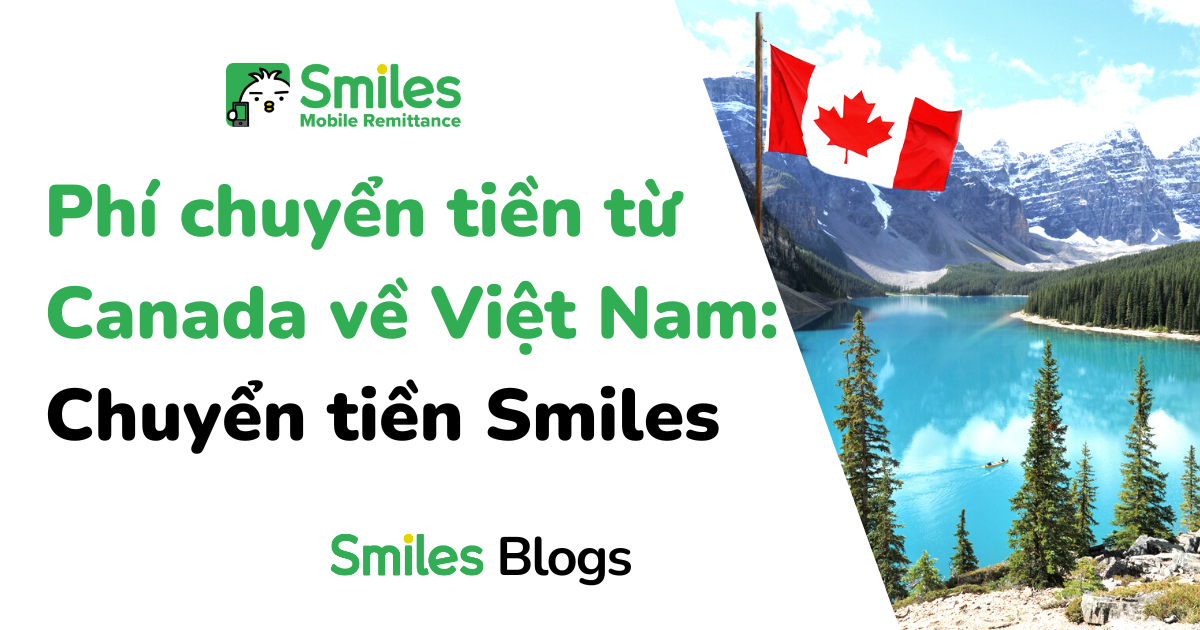 Phí chuyển tiền từ Canada về Việt Nam