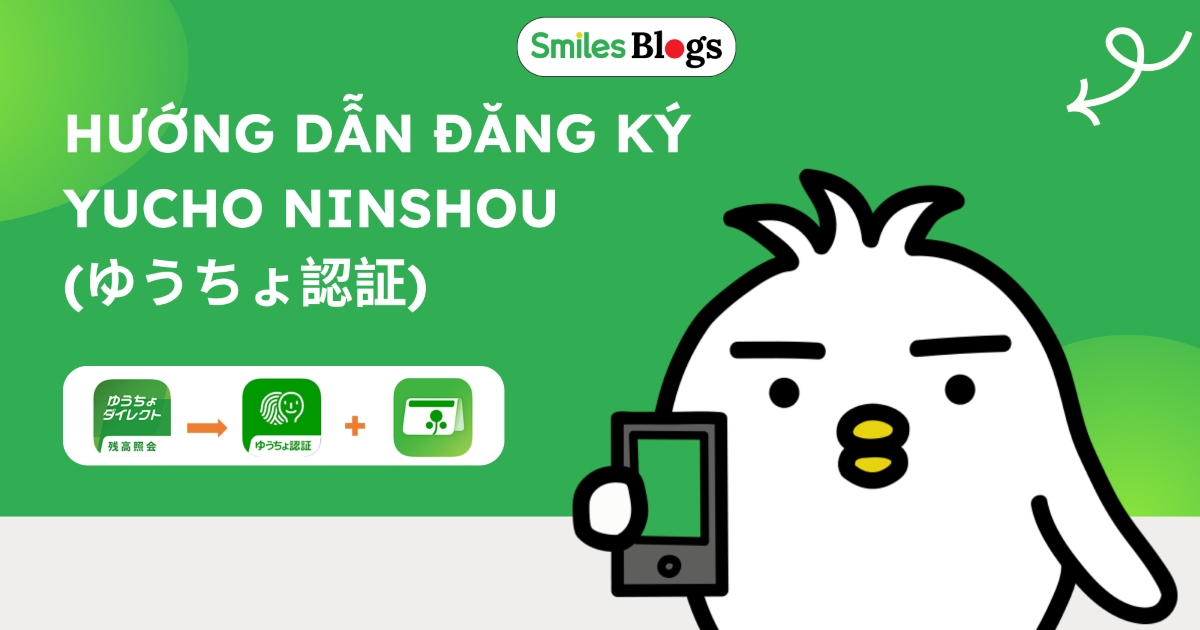 Hướng dẫn đăng ký Yucho Ninshou