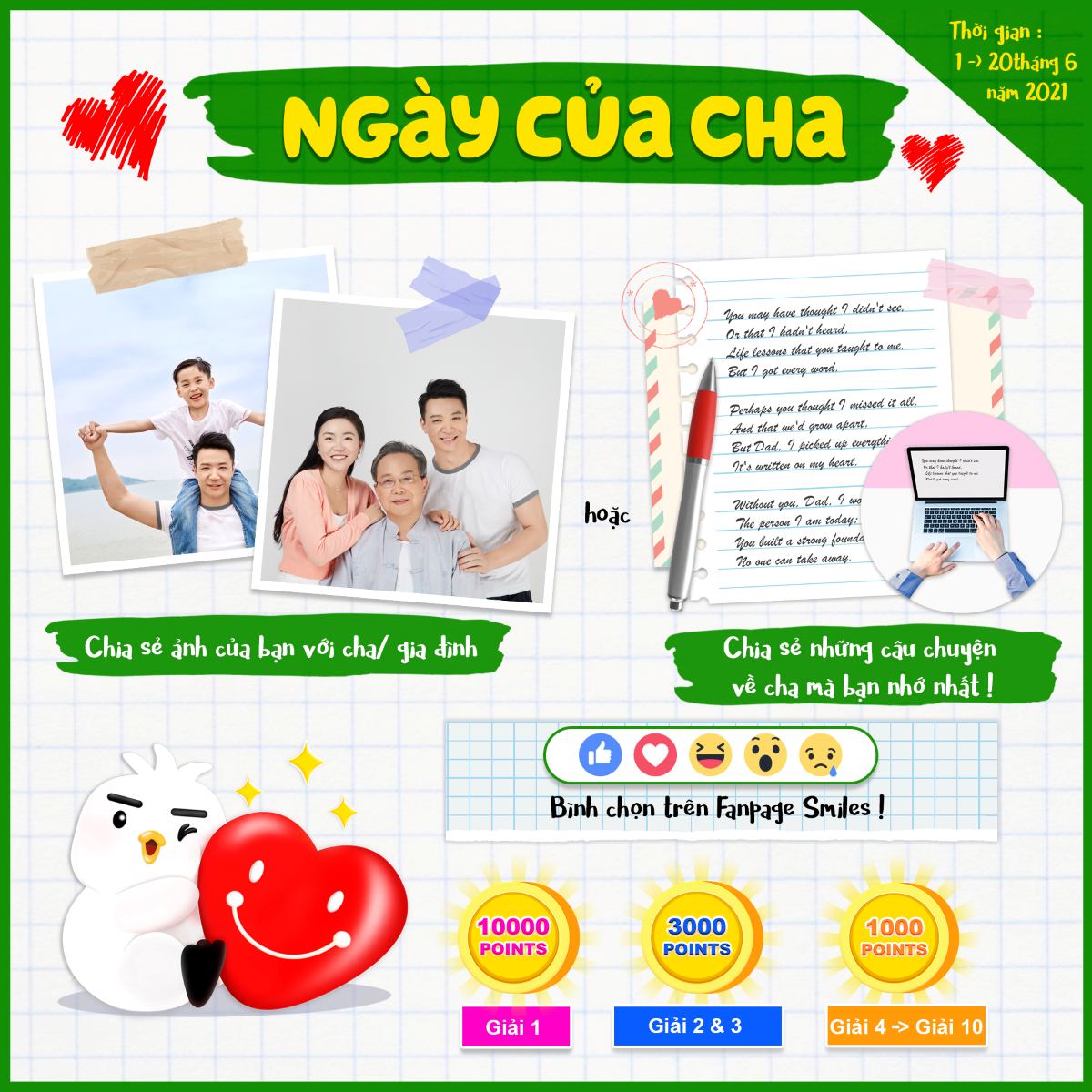 Mừng ngày của cha – Cảm ơn người vì tất cả