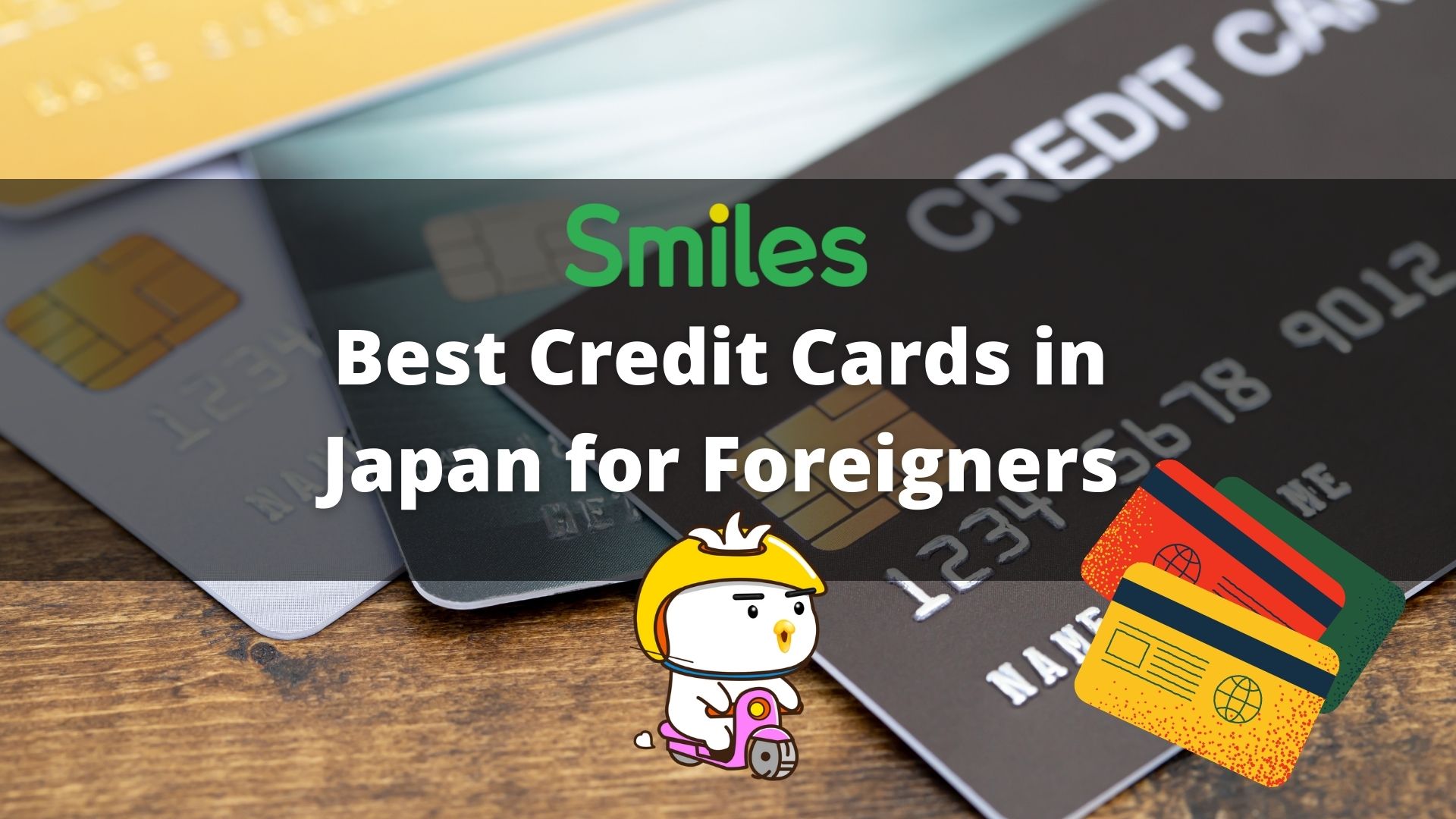 The condition for a foreigner to issue a credit card is that he/she must be a special permanent resident or a medium- to long-term resident. This is because an ID card is required to create a credit card in Japan.