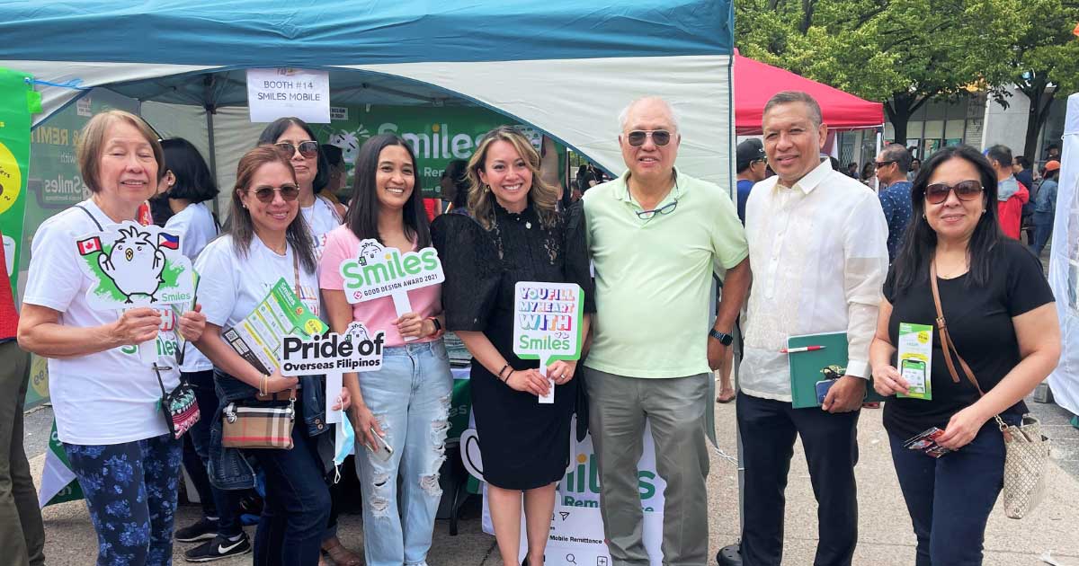 Smiles Mobile Remittance Canada Sponsors Pinoy Fiesta & Trade Show 2022 supporting Filipino Canadian community