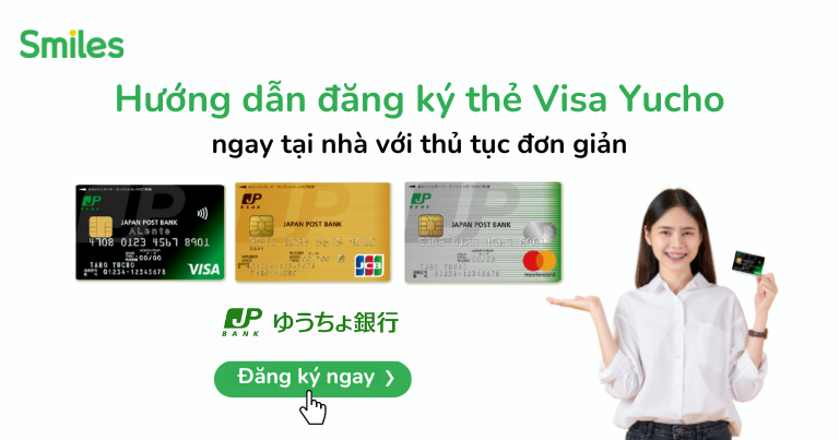 cách đăng ký thẻ visa yucho