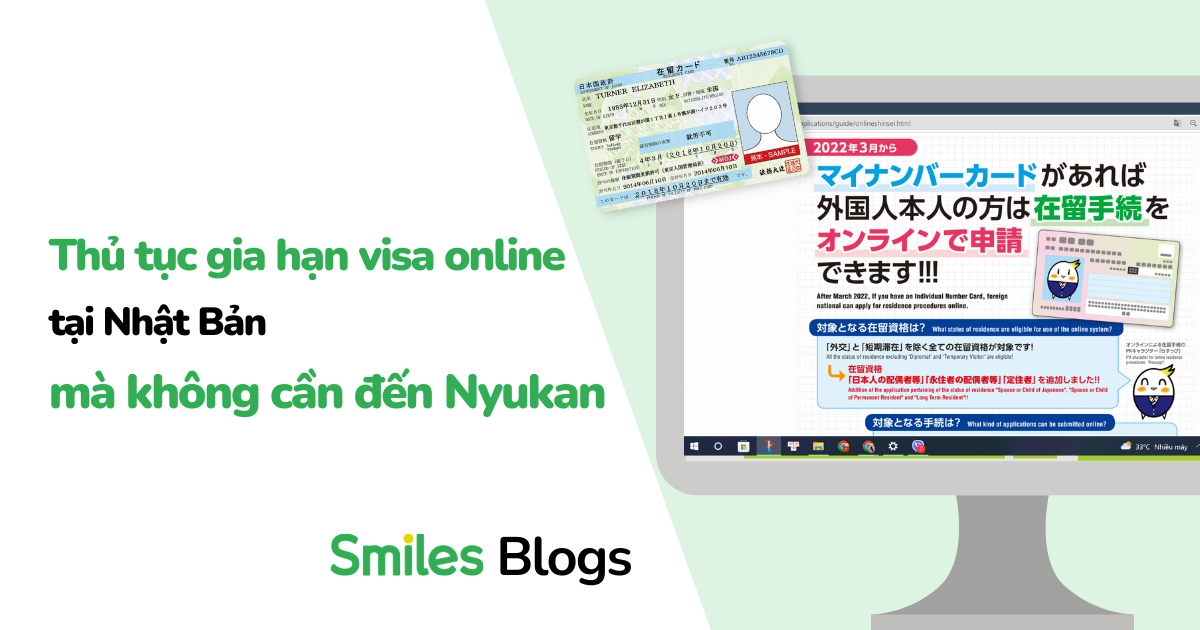 Thủ tục gia hạn visa online tại nhật