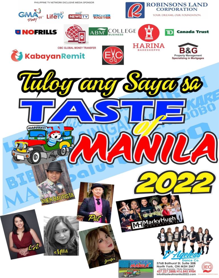 taste of manila 2022 poster