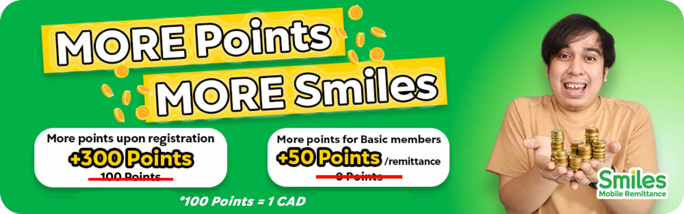 More points, more smiles: Smiles Canada to revise point system