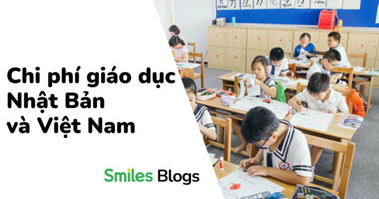 Chi phí giáo dục Nhật Bản và Việt Nam