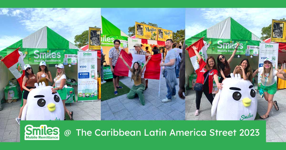 Smiles' Latin America Team attend The Caribbean Latin America Street 2023 Event at Sumida Park.