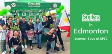 Smiles Mobile Remittance team and Smilers at Summer Saya