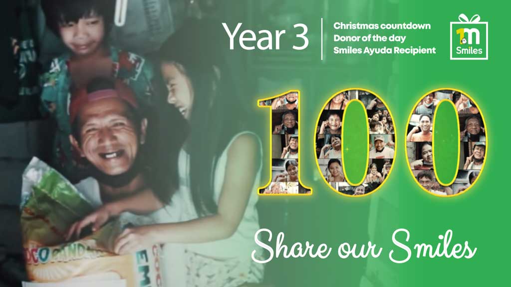 Christmas Countdown for “One Million Smiles” program. Smiles Mobile Remittance