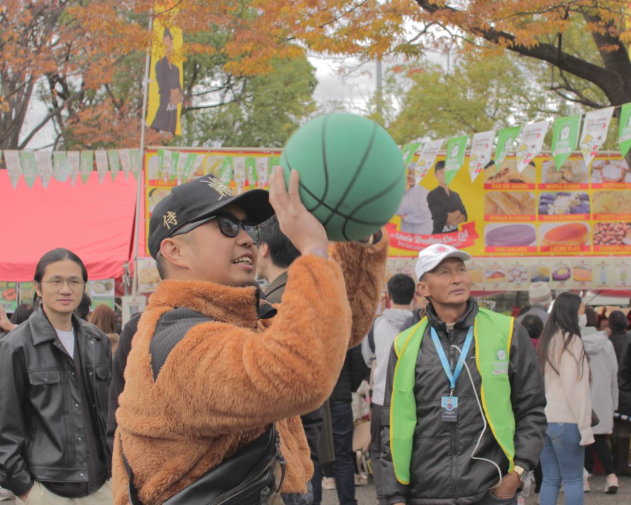 Basketball at the Smiles Booth at Philippine Festival 2023