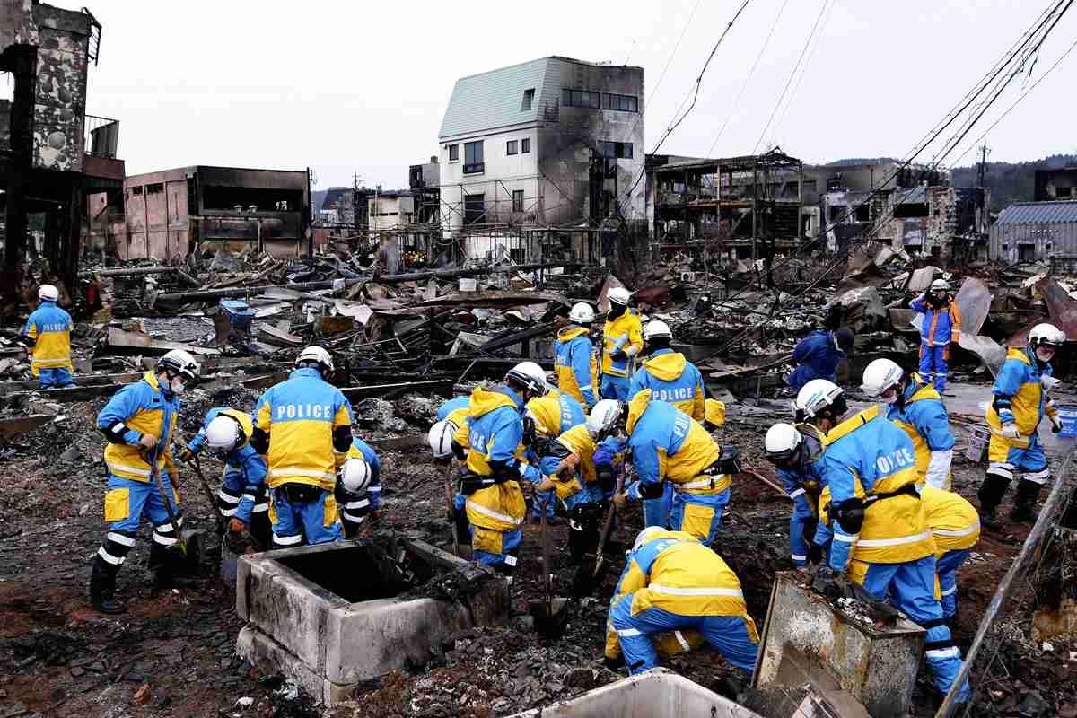 Thảm họa sau động đất tại Ishikawa