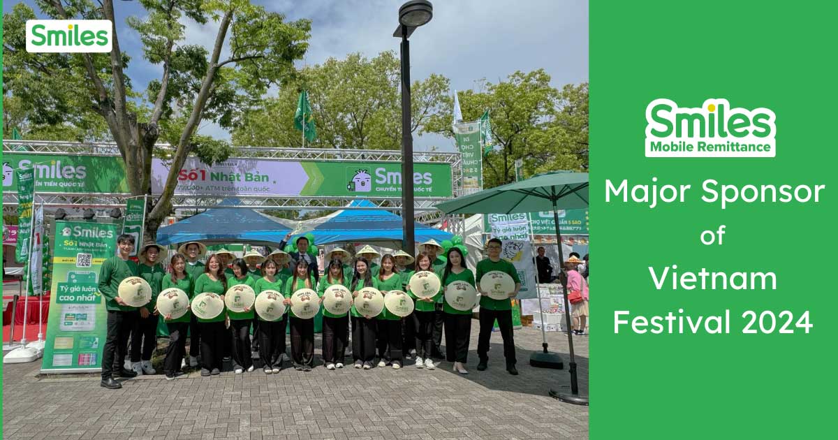 Smiles Mobile Remittance Vietnam proudly took center stage as the main sponsor of the Vietnam Festival 2024