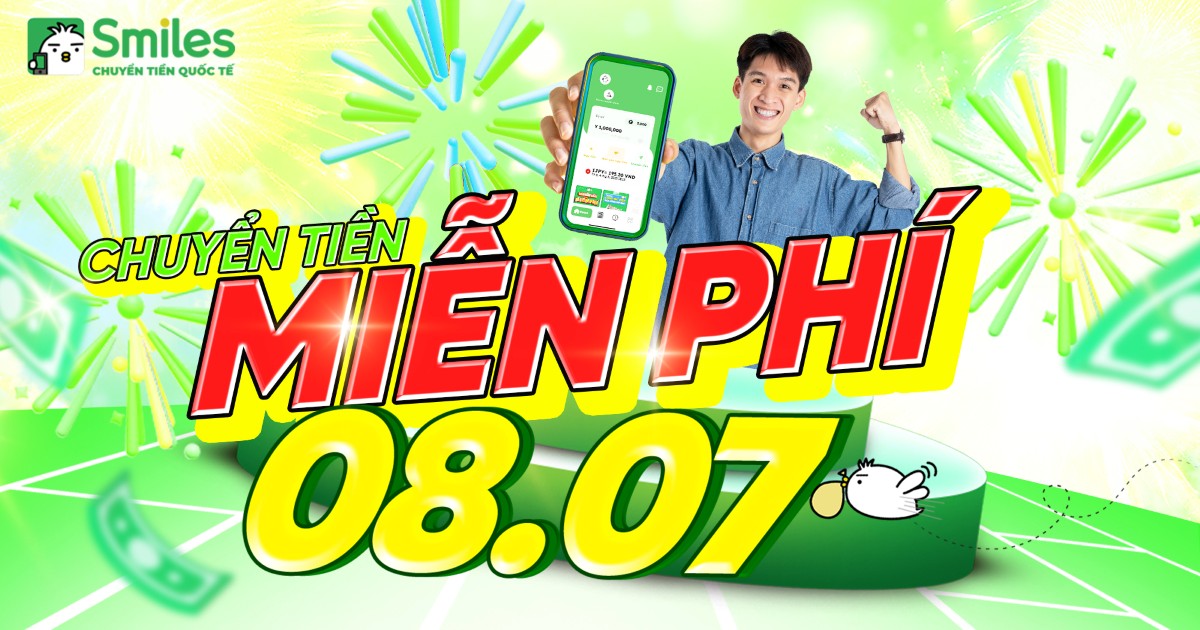 NGÀY HỘI CHUYỂN TIỀN MIỄN PHÍ 8/7