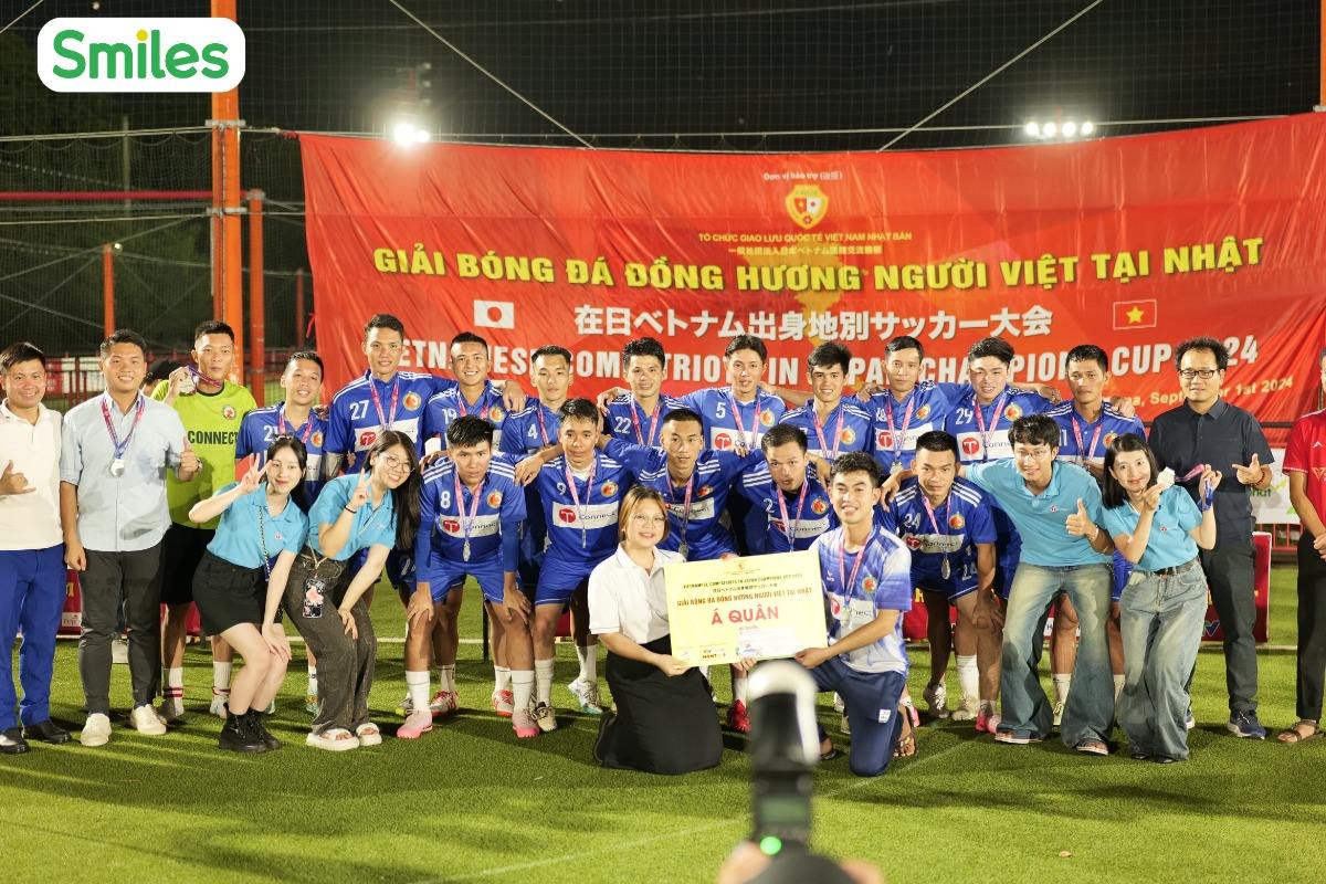 Smiles Đồng Hành Cùng Giải Bóng Đá Đồng Hương Người Việt Tại Nhật 2