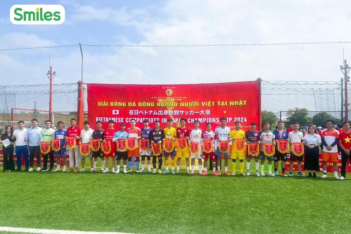 Smiles Đồng Hành Cùng Giải Bóng Đá Đồng Hương Người Việt Tại Nhật 4