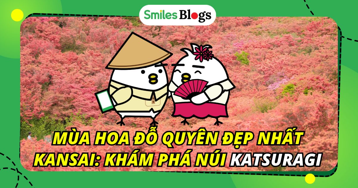 Ngắm Hoa Đỗ Quyên Đẹp Nhất Kansai