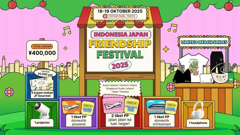 Smiles hadir di Indonesia Japan Festival Yoyogi 2025