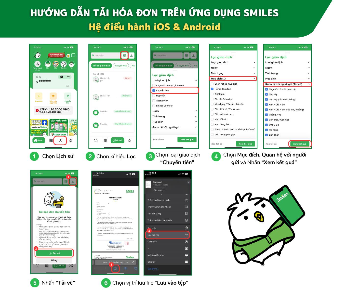 hóa đơn chuyển tiền hoan thue 1