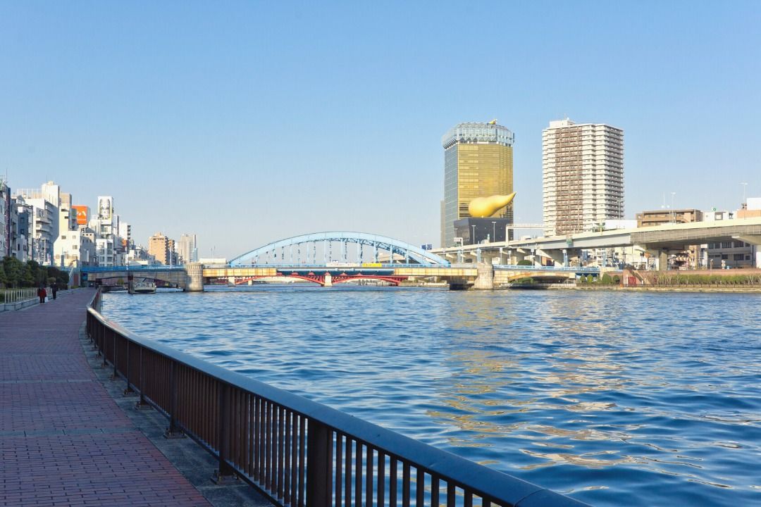 The view along Sumida River
