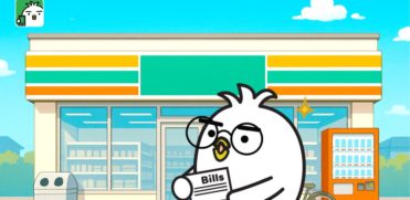 tori paying bills in Japan