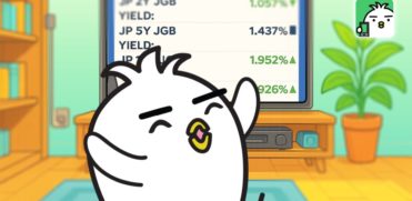 Tori watching news about Japanese Yen