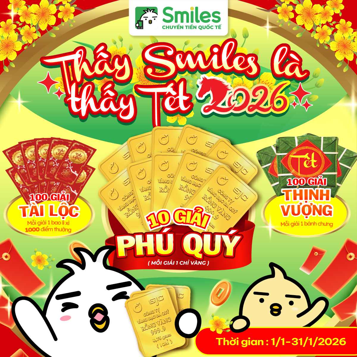 thấy smiles là thấy tết 1