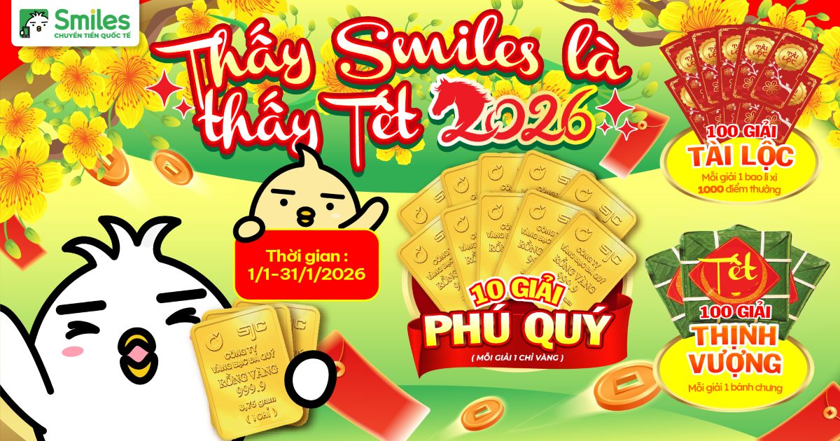 thấy smiles là thấy tết