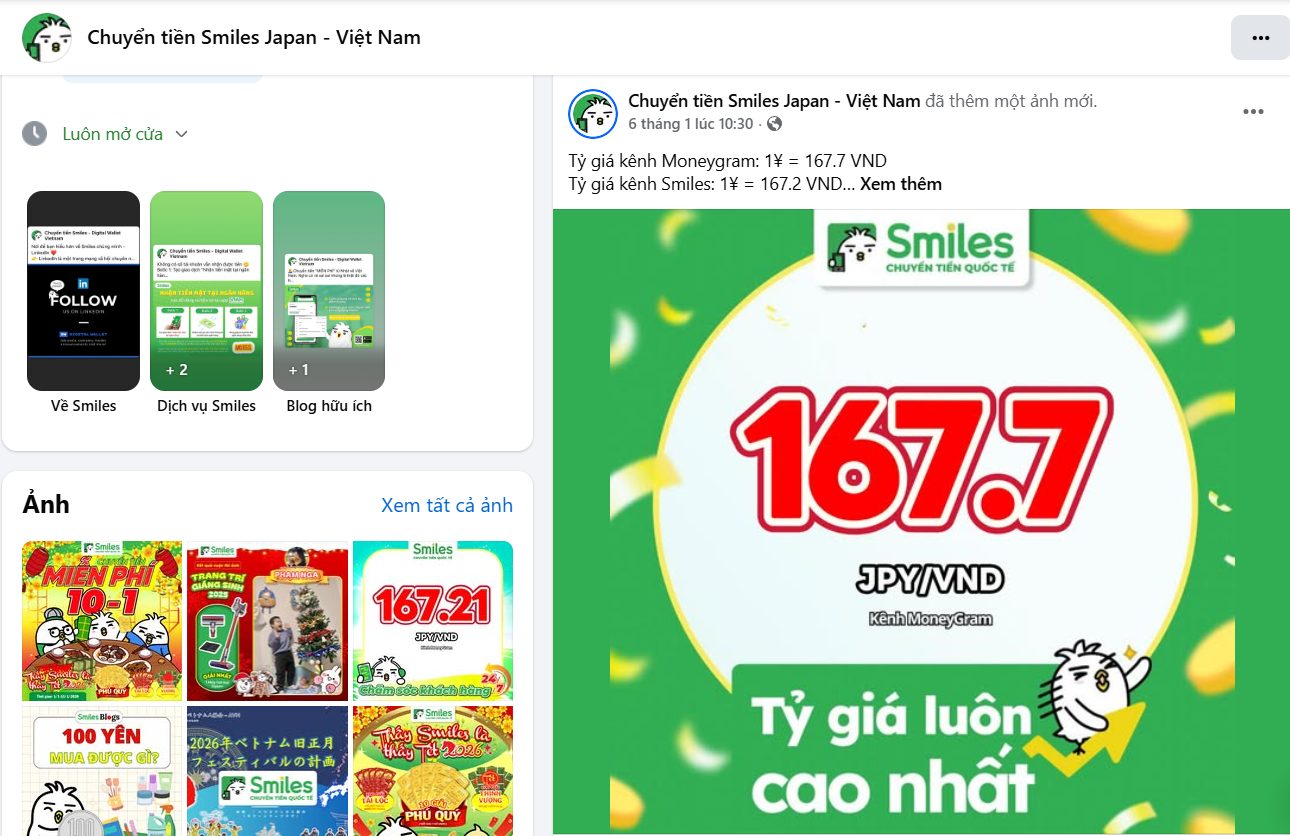 cách cập nhật tỷ giá 1