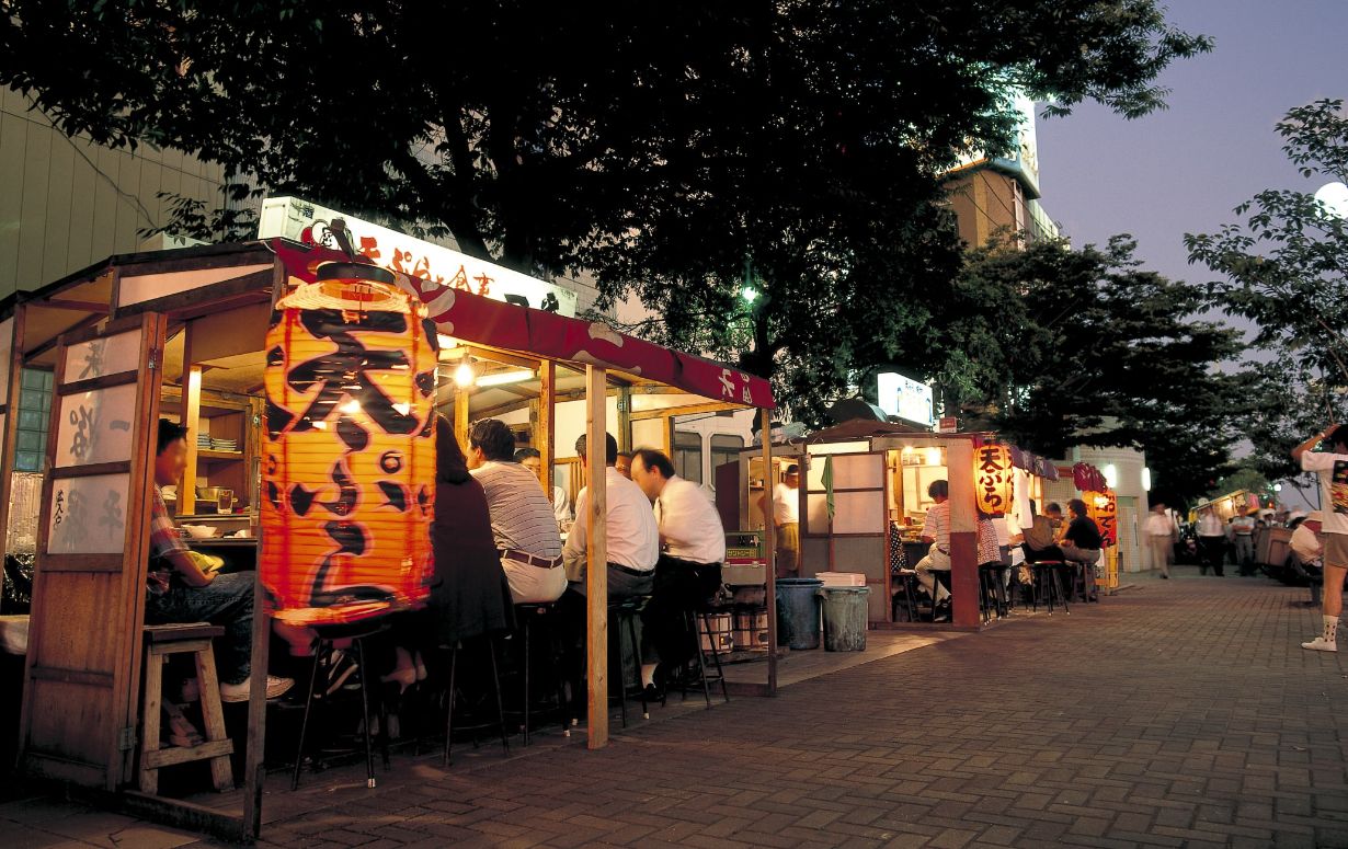 Yatai food stalls in Fukuoka