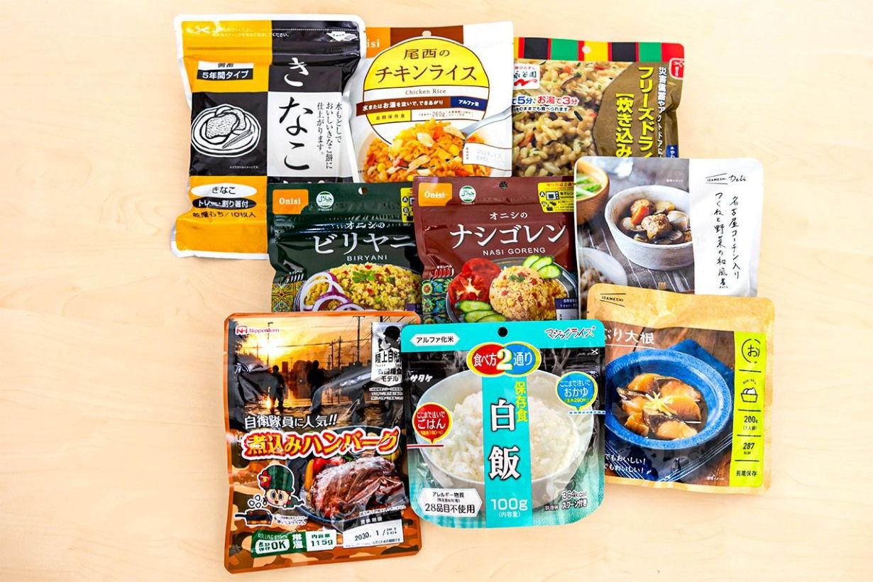 Emergency food ration in Japan