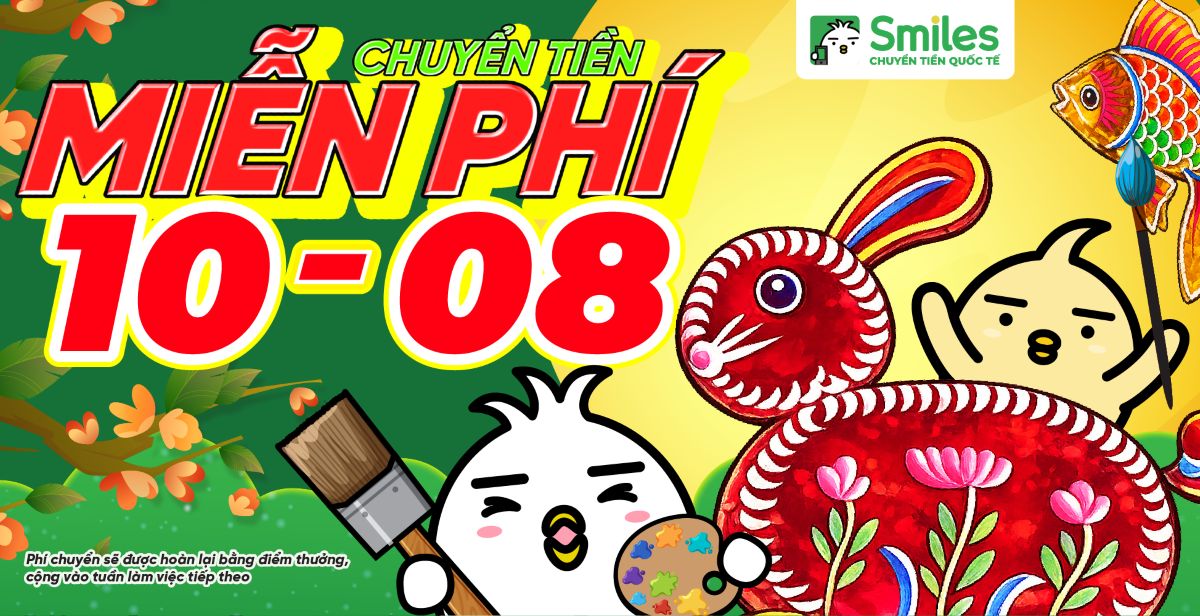 chuyển tiền miễn phí 10-8