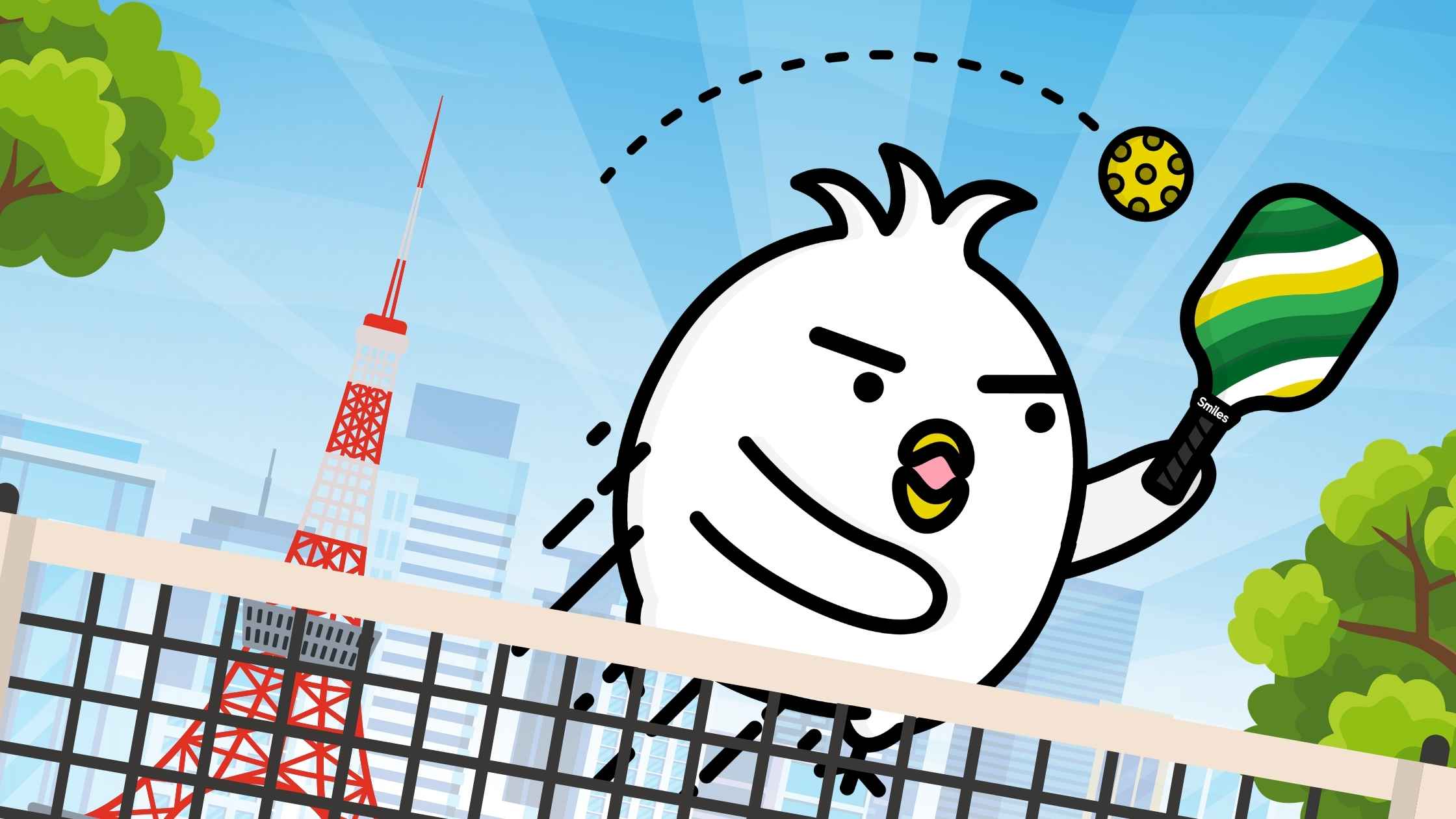 Tori main Pickleball di Tokyo