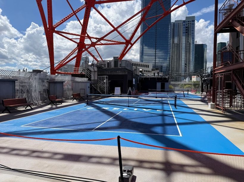 Pickleball court at Tokyo Tower