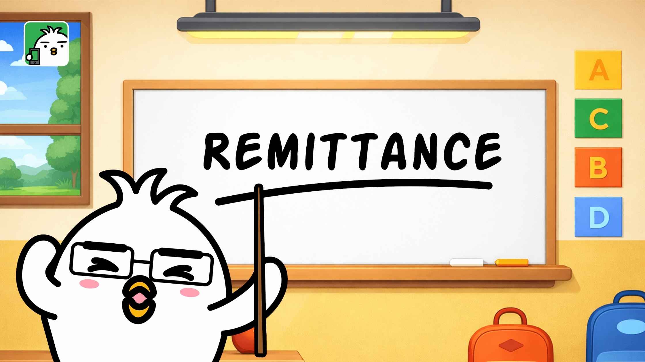 Tori di depan board Remittance