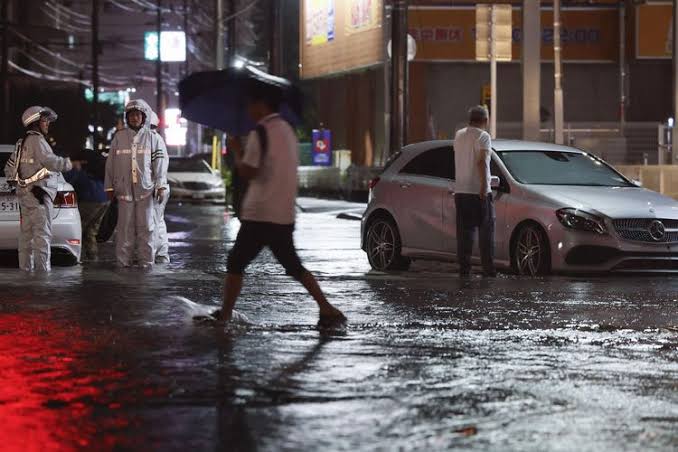Hujan Lebat dan Banjir Jepang