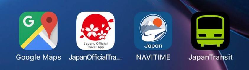 Aplikasi navigasi yang digunakan di Jepang