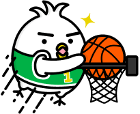 Tori dumps basketball into the basket