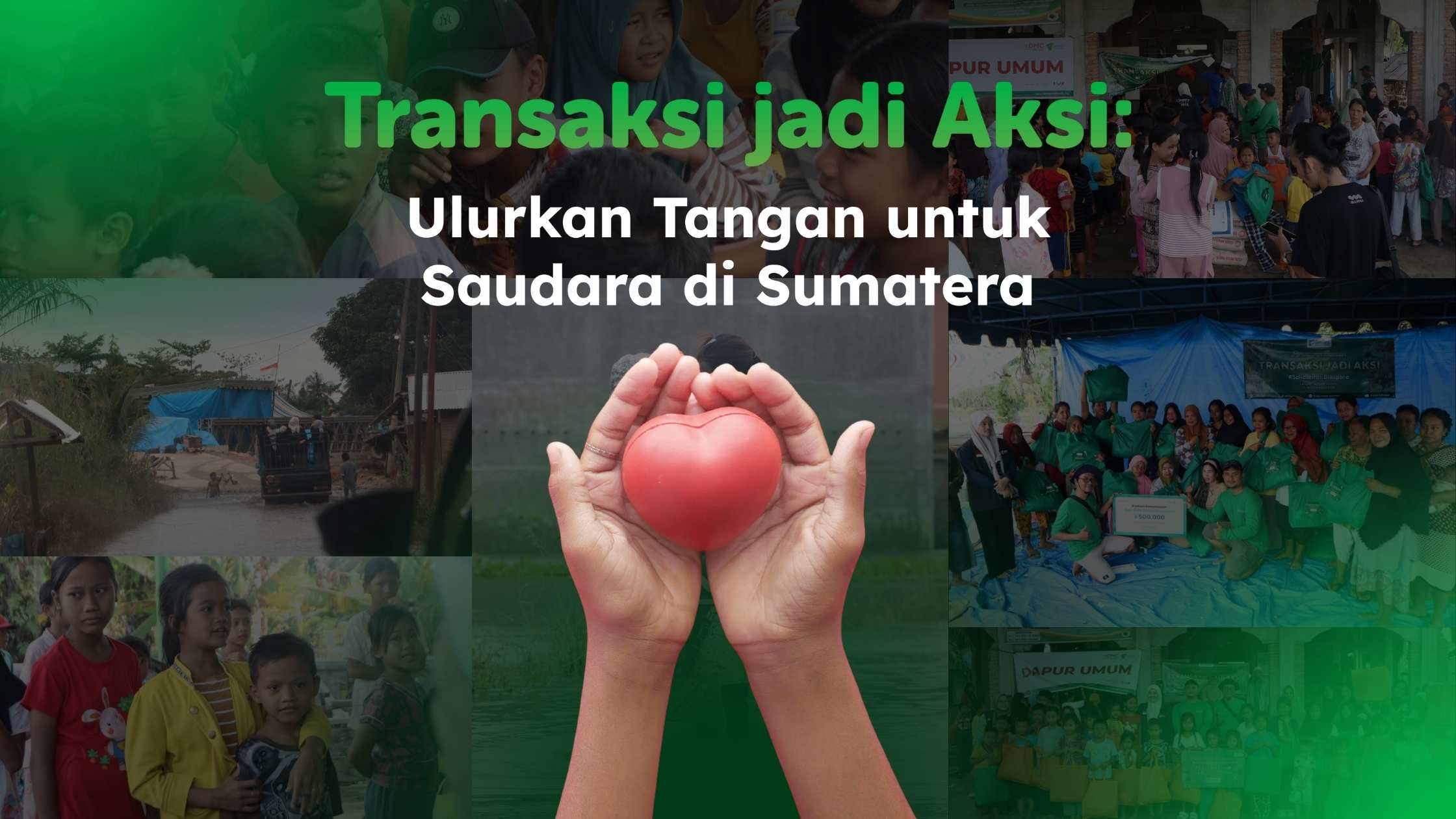 transaksi jadi aksi korban banjir sumatera