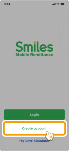 How to Register to Smiles - Step 4 - Tap 
