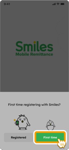 How to Register to Smiles - Step 4 - Tap 
