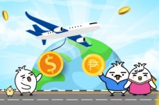 Filipino sending money home