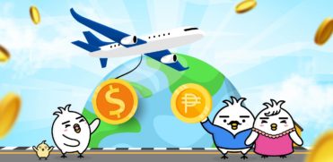 Filipino sending money home