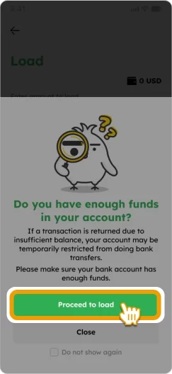 How to Load Smiles Mobile Remittance - Step 10 - Tap 