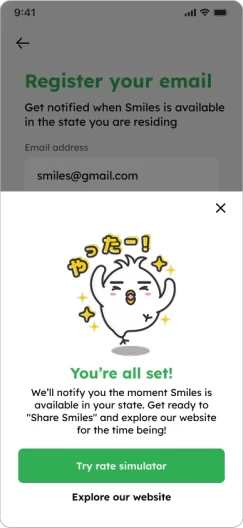 smiles tips - your're all set