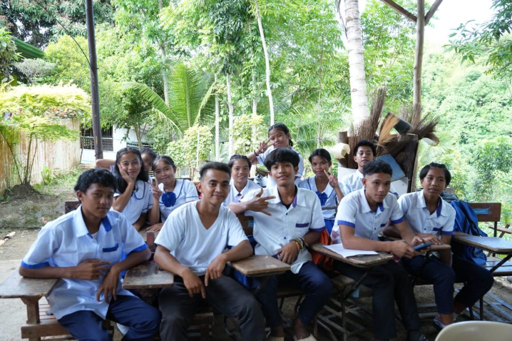 Student beneficiaries in Davao