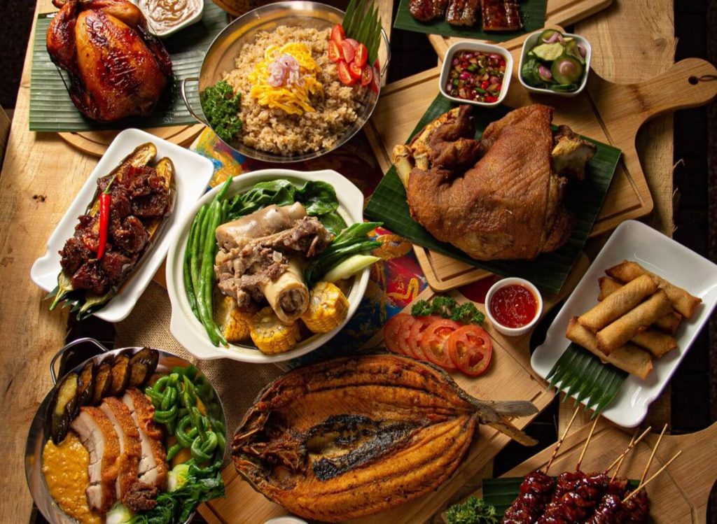 Filipino food potluck