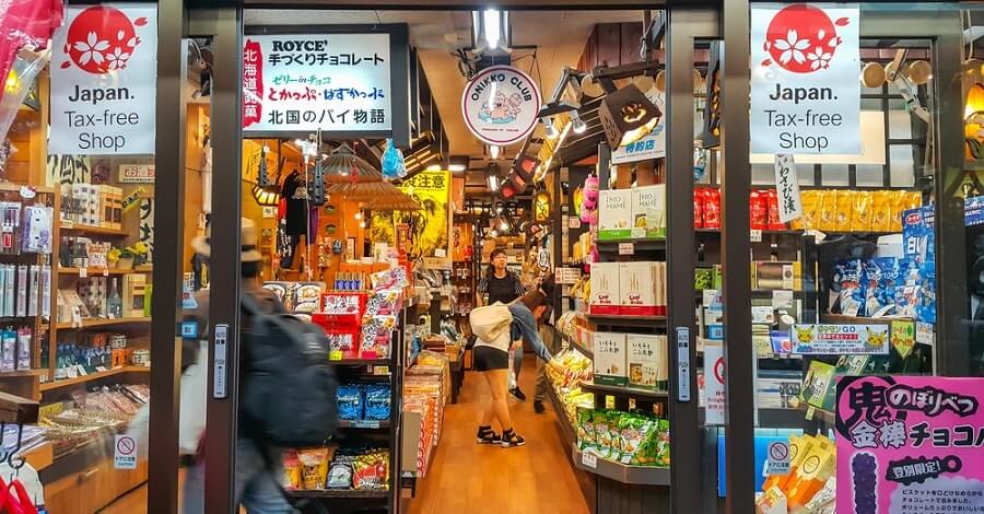 Tax-free shops in Japan