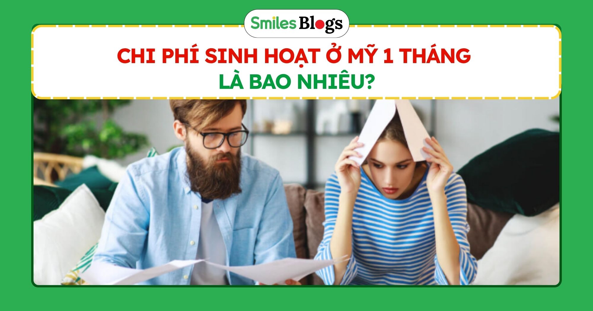 Chi phí sinh hoạt trung bình 1 tháng tại mỹ (5)