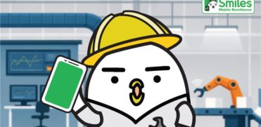 Tori sending money at work