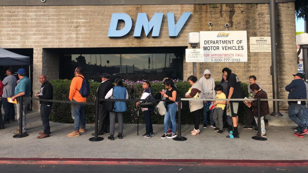 DMV branch in the U.S. 
